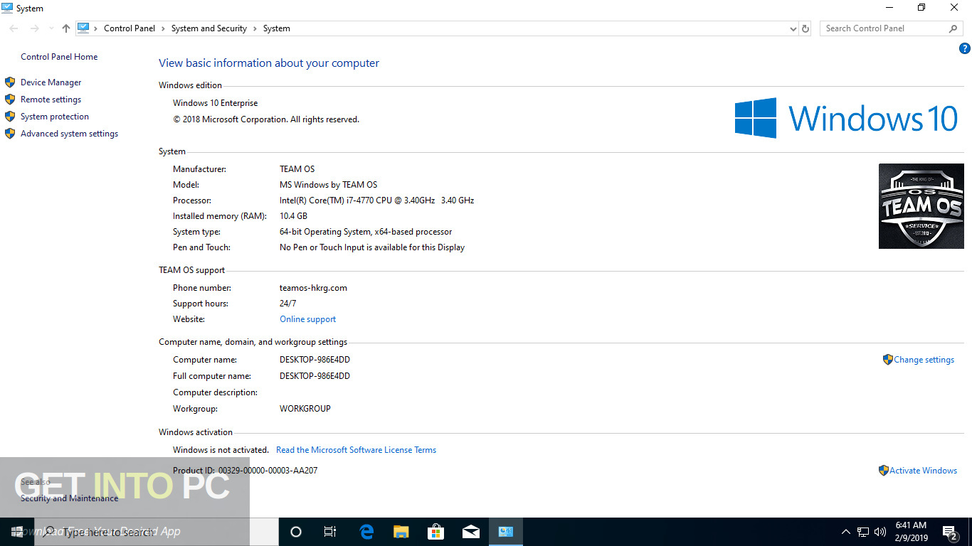Windows 10 AIO 19H1 32 64 Bit Feb 2019 Screenshot 9-GetintoPC.com