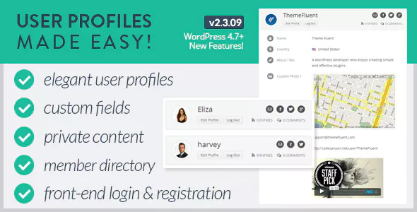User Profiles Made Easy v2.3.09 - WordPress Plugin