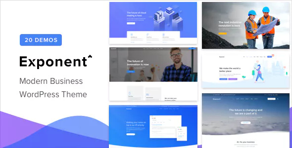 Exponent v1.0.3 - Theme of Modern Multi-Purpose Business