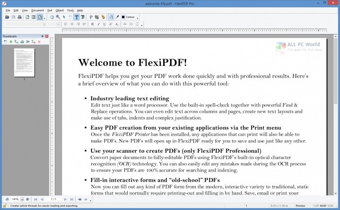 FlexiPDF Pro 2019 Free Download