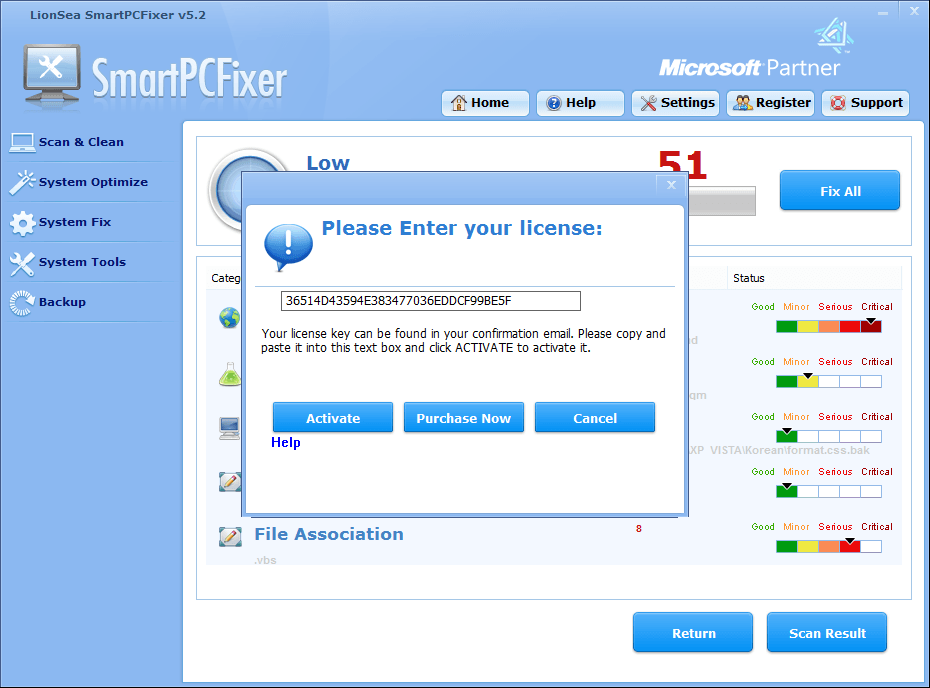 SmartPCFixer license key