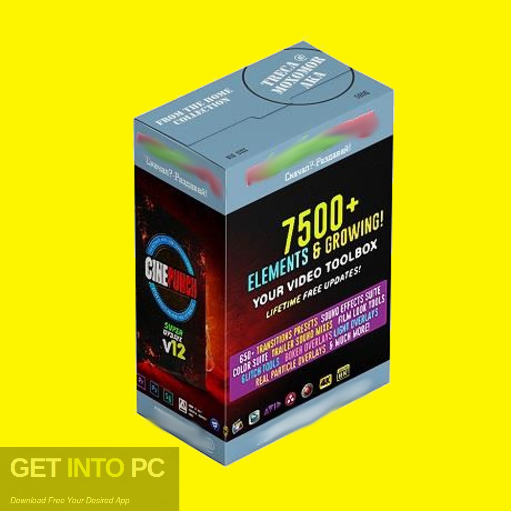 VideoHive CINEPUNCH 7500+ Elements 2018 Free Download - GetintoPC.com