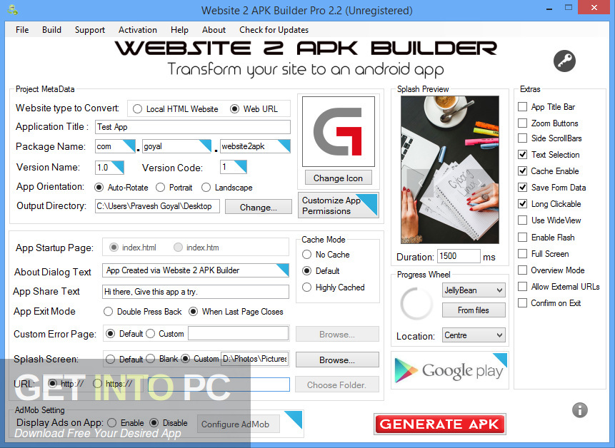 Website 2 APK Builder Pro Latest Version Download-GetintoPC.com