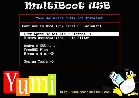 YUMI MultiBoot USB free download