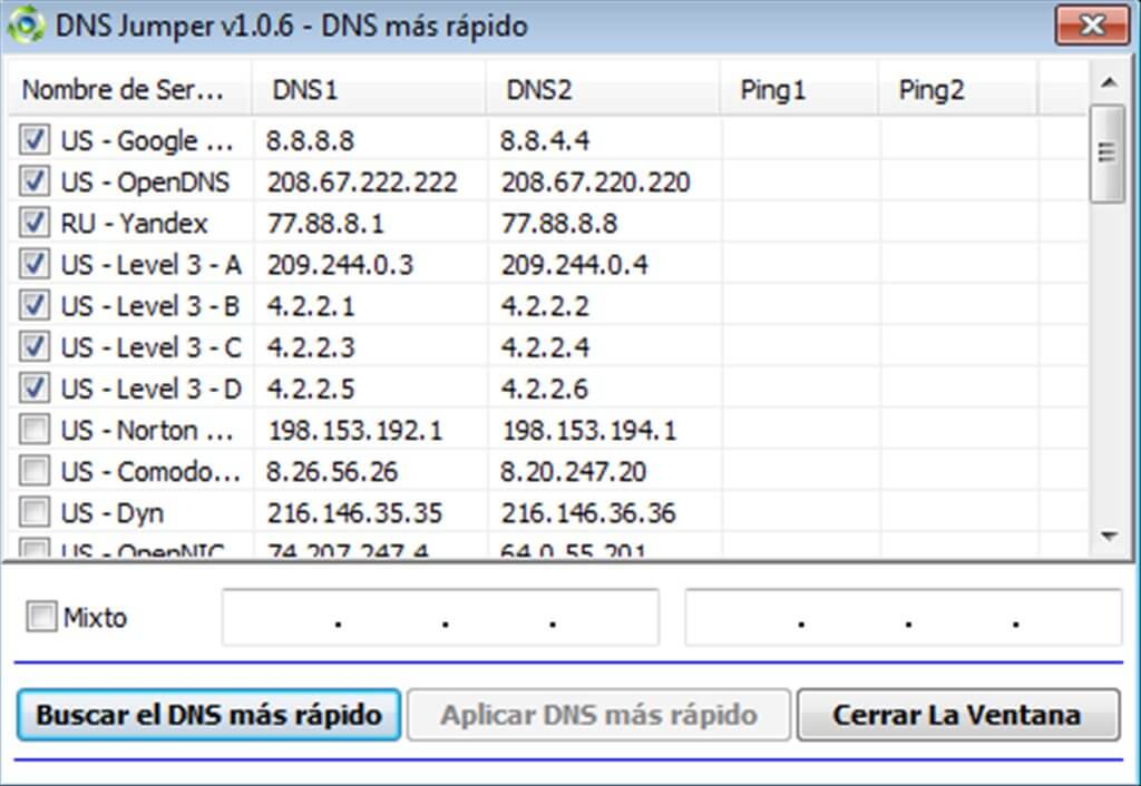 DNS testing