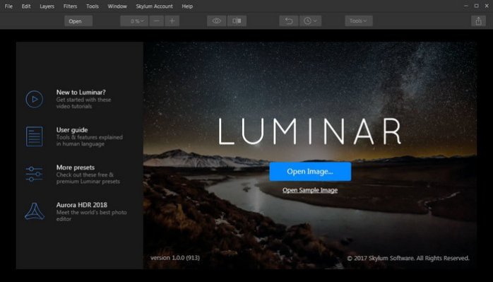 Full version Luminar 2019 Download