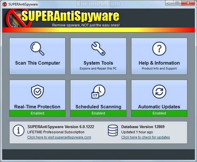 SUPERAntiSpyware Professional Lifetime Key