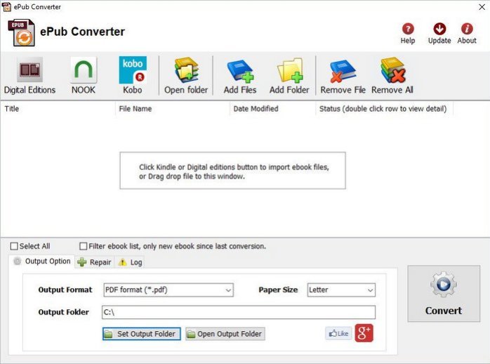 Key ePub Converter is full