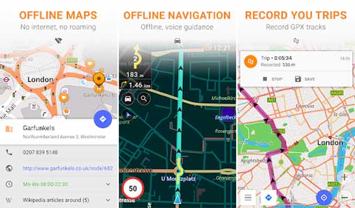 Maps and GPS navigation OsmAnd + Apk
