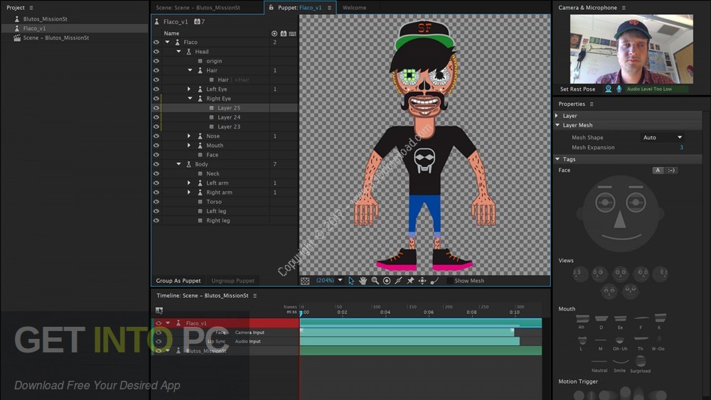 Standalone Adobe Installer Character Animator CC 2019 Download-GetintoPC.com