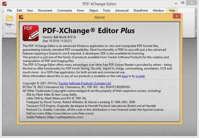 PDF-XChange Editor Plus 7.0