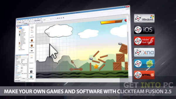 Direct link for developers on Clickteam Fusion 2.5