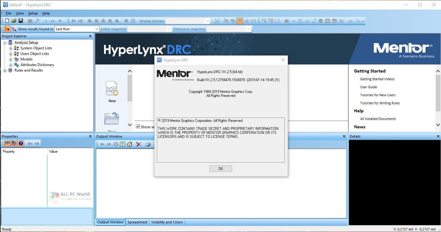 HyperLynx VX.2.5 Desktop Graphics