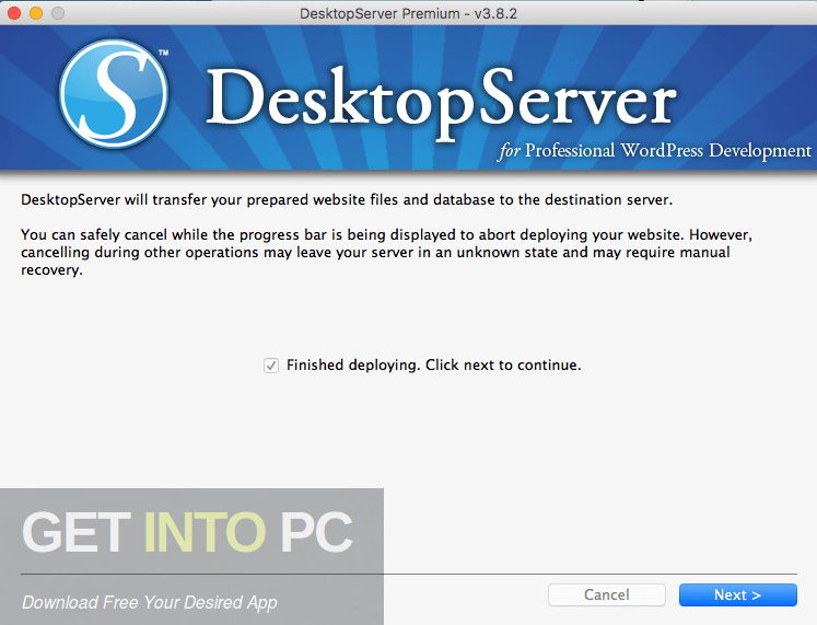 ServerPress DesktopServer Premium standalone installer Download-GetintoPC.com