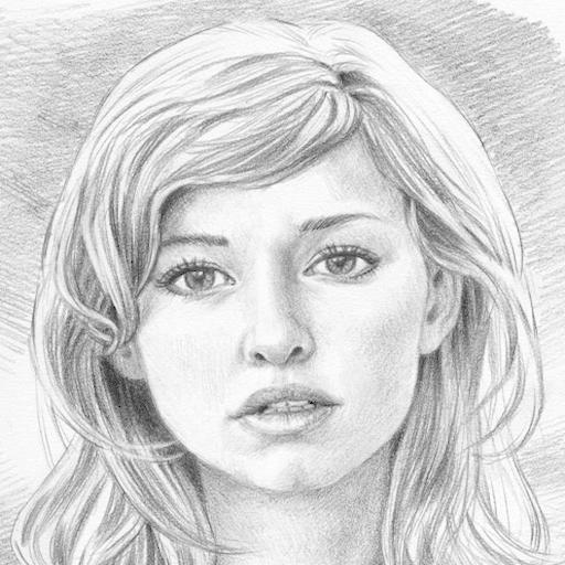 Pencil sketch without advertising