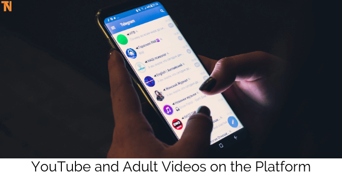 adult videos in the YouTube app